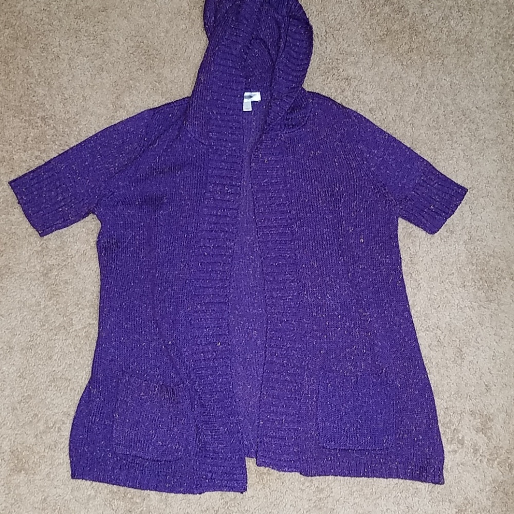 Short sleeved sweater
